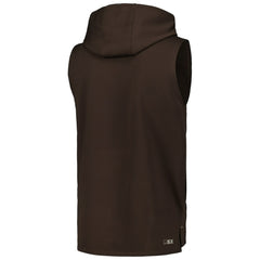 Cleveland Browns MSX by Michael Strahan Marathon Sleeveless Pullover Hoodie Brown - NFL