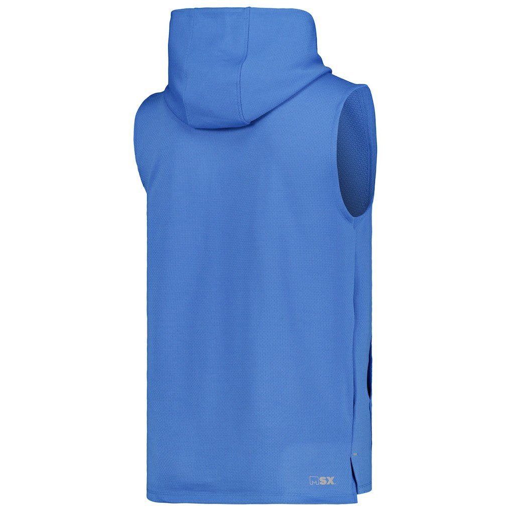 Los Angeles Chargers MSX by Michael Strahan Marathon Sleeveless Pullover Hoodie Powder Blue - NFL