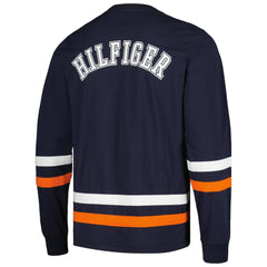 Chicago Bears Tommy Hilfiger Nolan Long Sleeve T-Shirt Navy/Orange - NFL