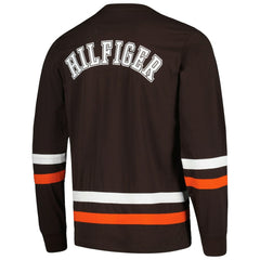 Cleveland Browns Tommy Hilfiger Nolan Long Sleeve T-Shirt Brown/Orange - NFL