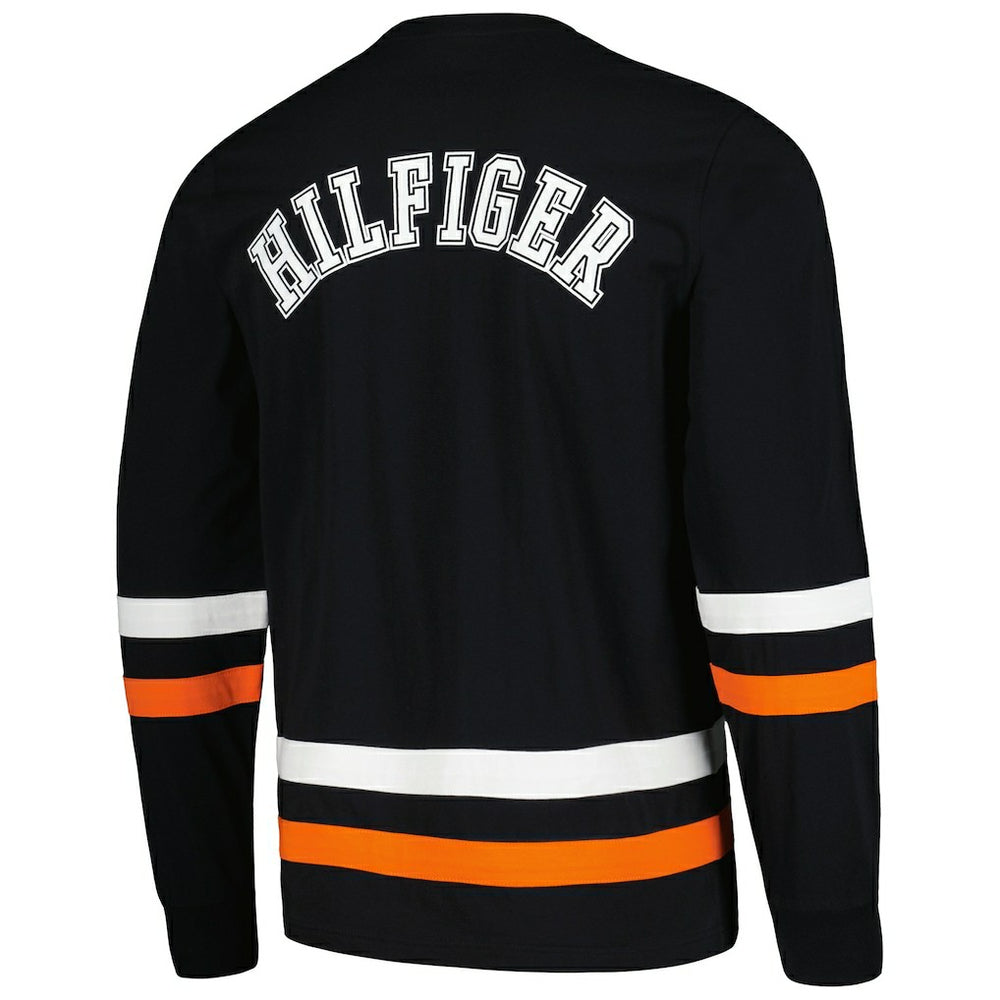 Cincinnati Bengals Tommy Hilfiger Nolan Long Sleeve T-Shirt Black/Orange - NFL
