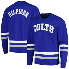 Indianapolis Colts Tommy Hilfiger Nolan Long Sleeve T-Shirt Royal/Gray - NFL