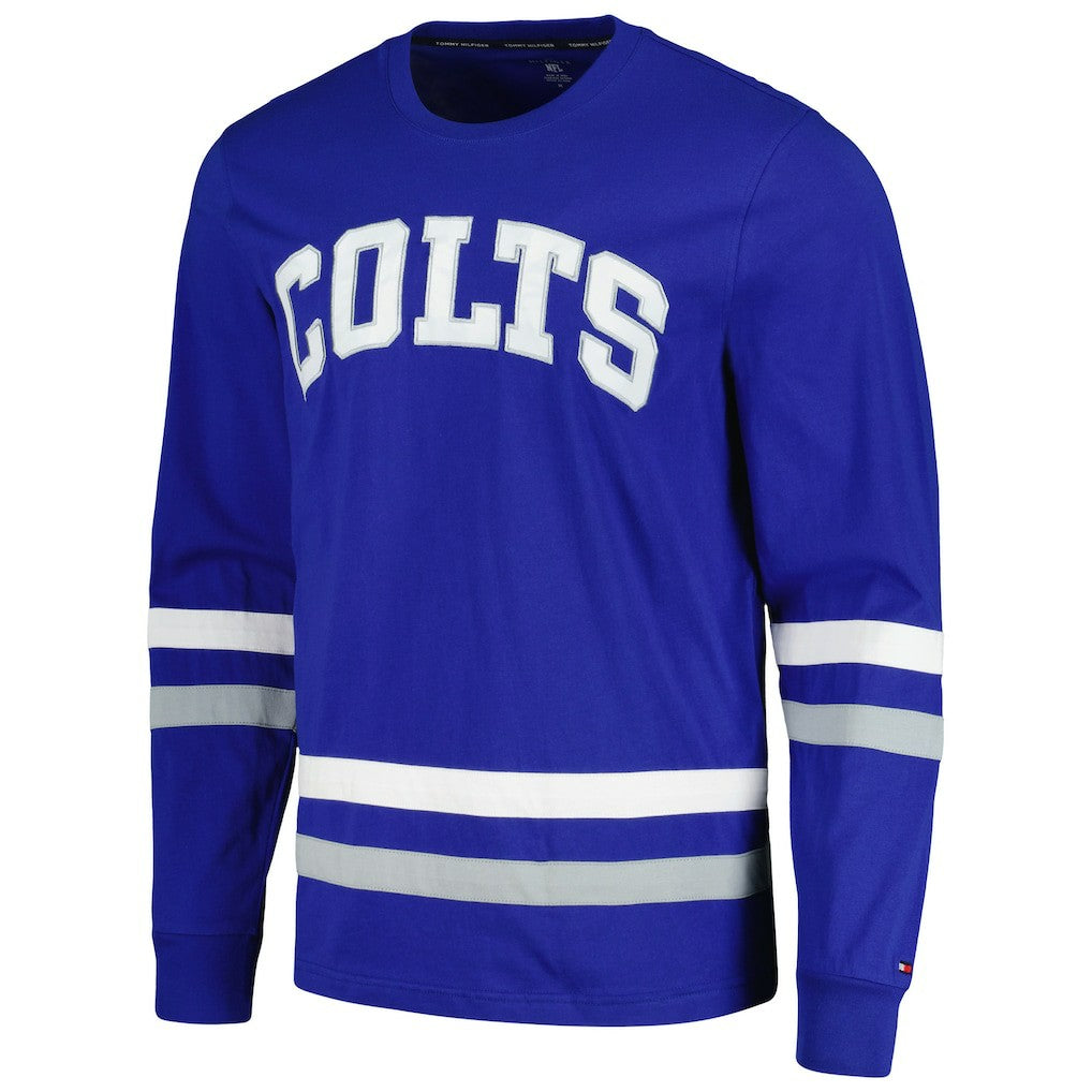 Indianapolis Colts Tommy Hilfiger Nolan Long Sleeve T-Shirt Royal/Gray - NFL