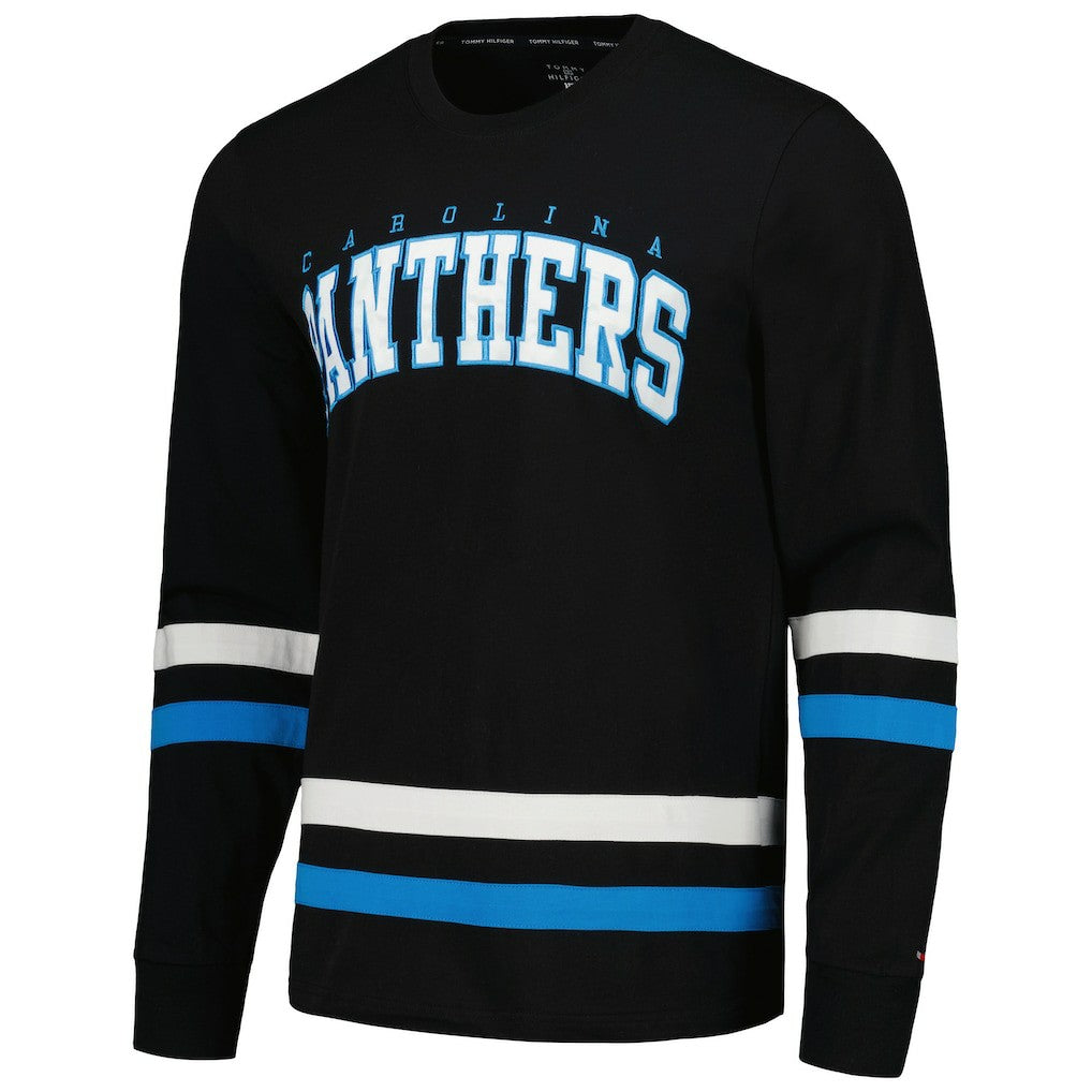 Carolina Panthers Tommy Hilfiger Nolan Long Sleeve T-Shirt Black/Blue - NFL