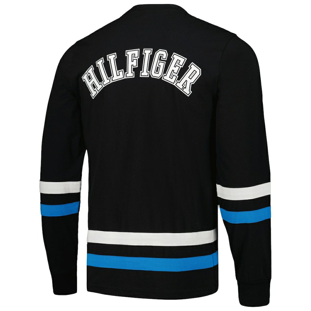 Carolina Panthers Tommy Hilfiger Nolan Long Sleeve T-Shirt Black/Blue - NFL