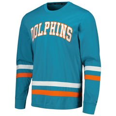 Miami Dolphins Tommy Hilfiger Nolan Long Sleeve T-Shirt Aqua/Orange - NFL