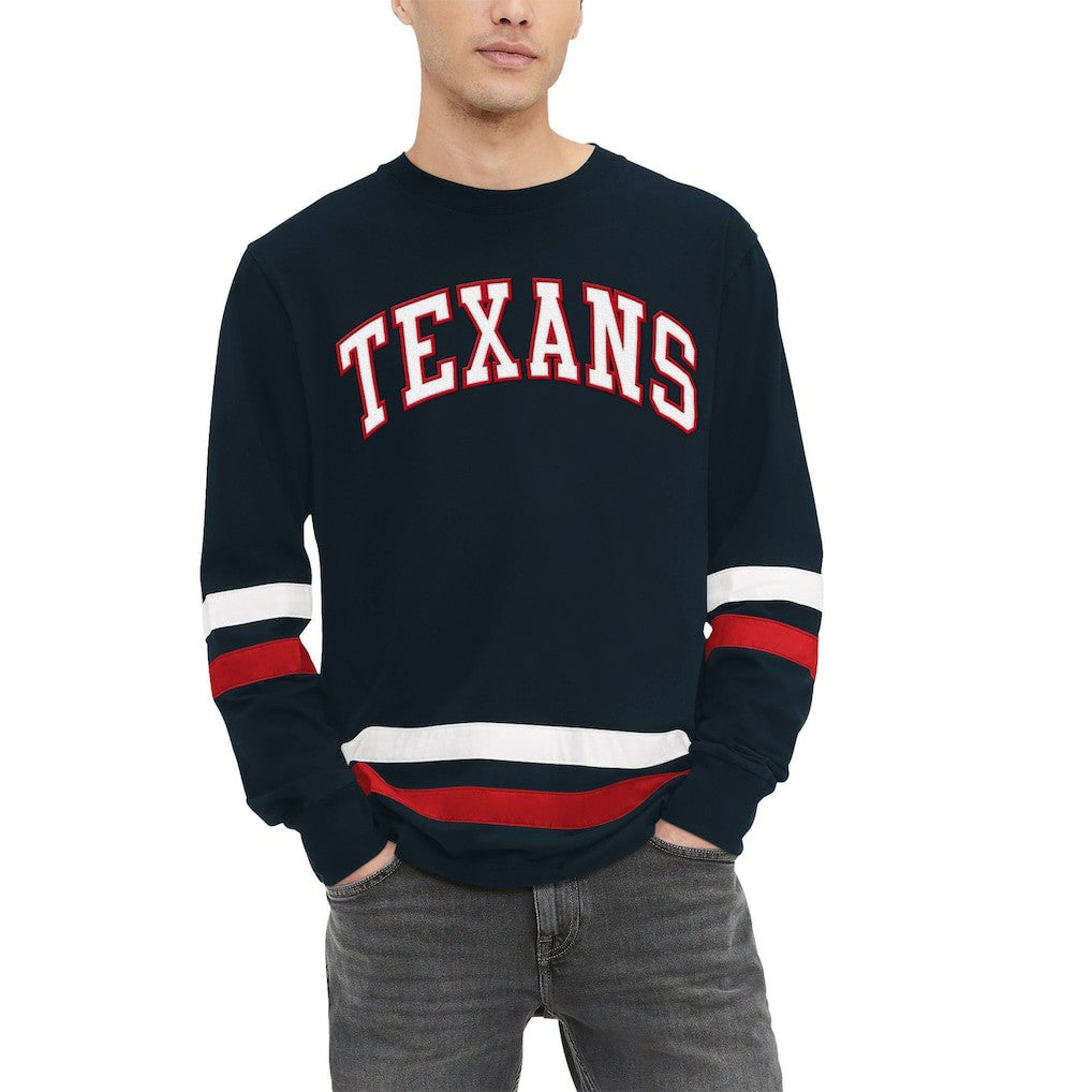 Houston Texans Tommy Hilfiger Nolan Long Sleeve T-Shirt Navy/Red - NFL