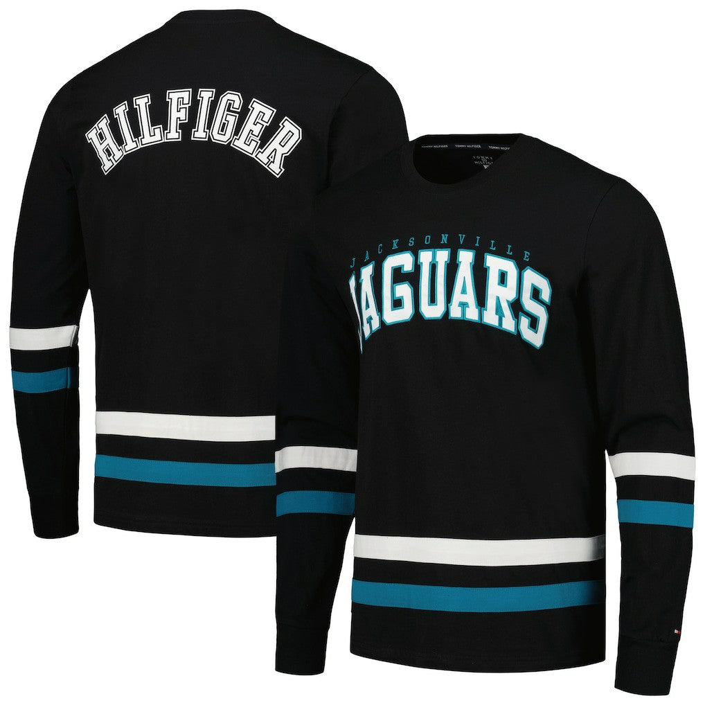 Jacksonville Jaguars Tommy Hilfiger Nolan Long Sleeve T-Shirt Black/Teal - NFL