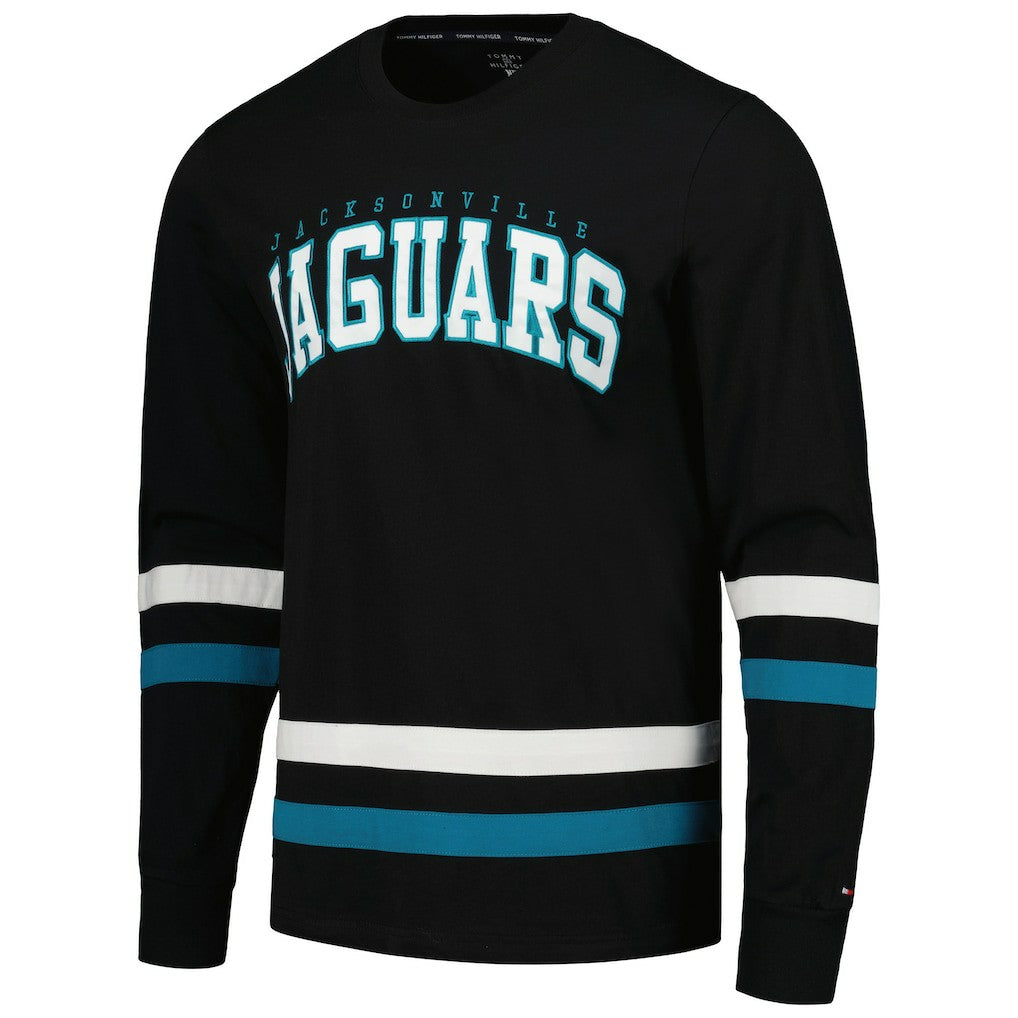 Jacksonville Jaguars Tommy Hilfiger Nolan Long Sleeve T-Shirt Black/Teal - NFL