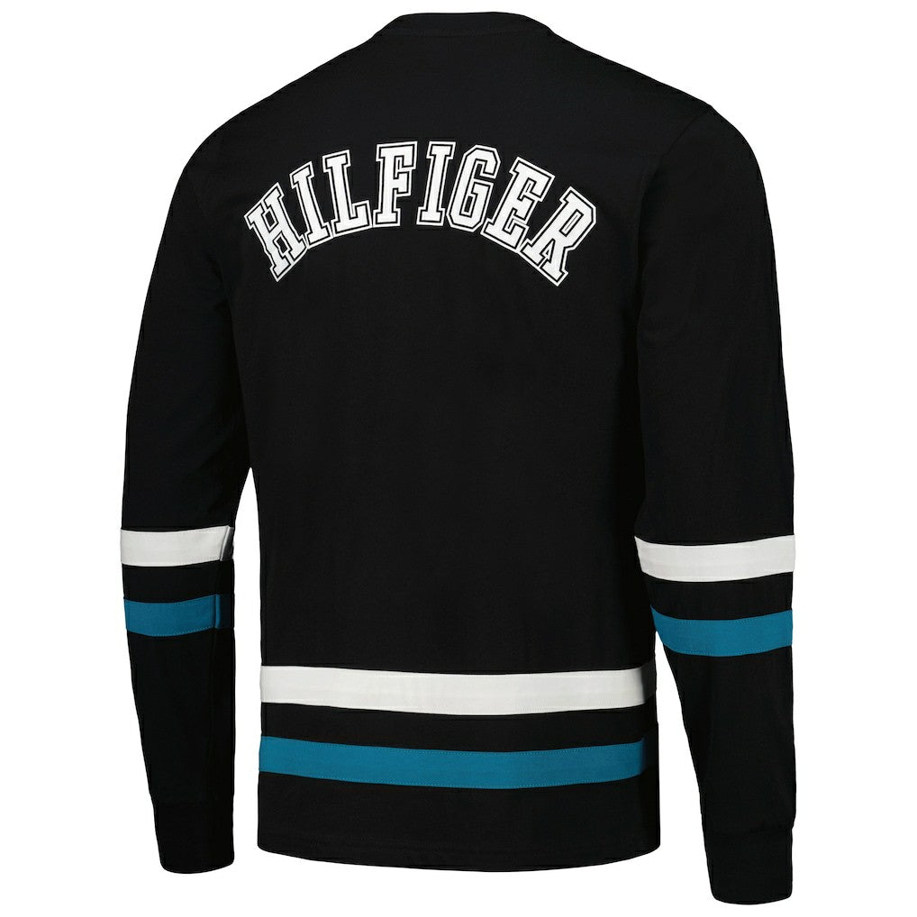 Jacksonville Jaguars Tommy Hilfiger Nolan Long Sleeve T-Shirt Black/Teal - NFL