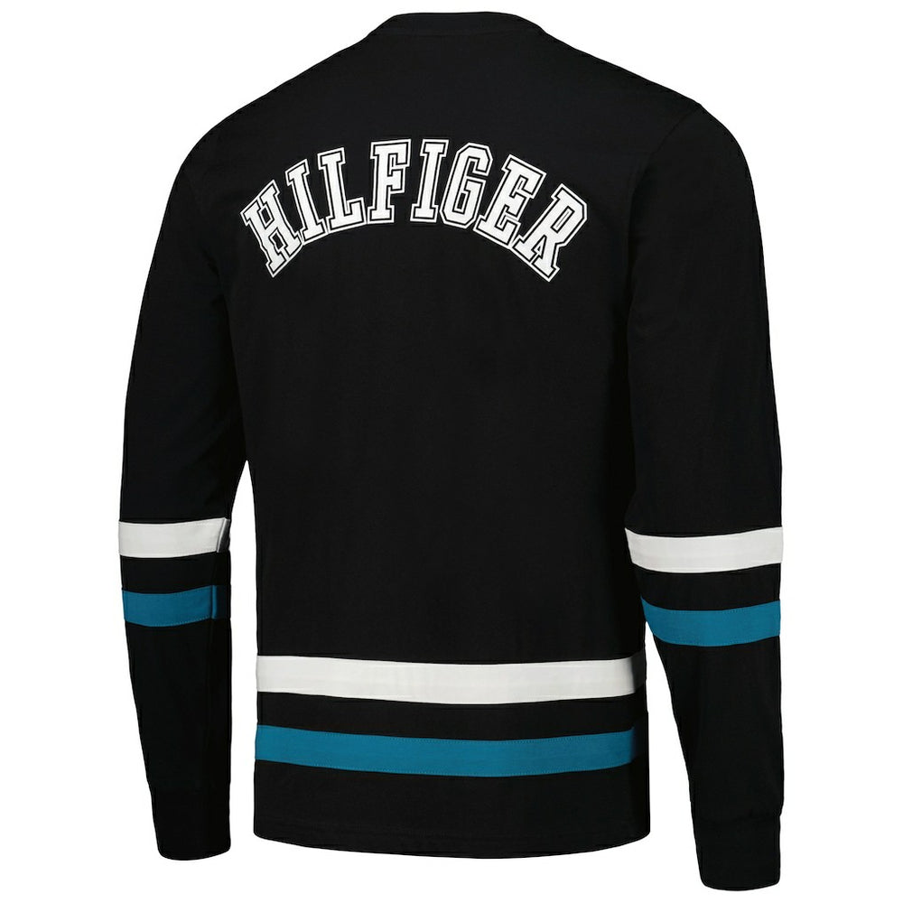 Jacksonville Jaguars Tommy Hilfiger Nolan Long Sleeve T-Shirt Black/Teal - NFL