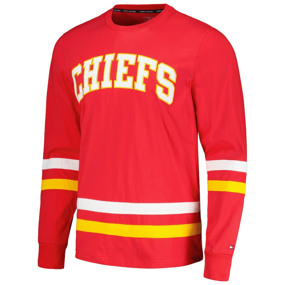 Kansas City Chiefs Tommy Hilfiger Nolan Long Sleeve T-Shirt Red/Gold - NFL