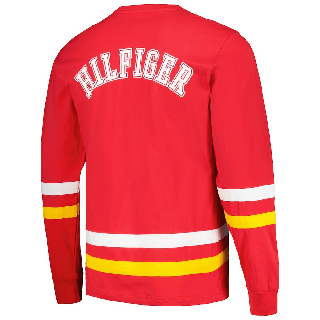 Kansas City Chiefs Tommy Hilfiger Nolan Long Sleeve T-Shirt Red/Gold - NFL