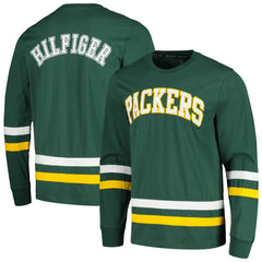 Green Bay Packers Tommy Hilfiger Nolan Long Sleeve T-Shirt Green/Gold - NFL