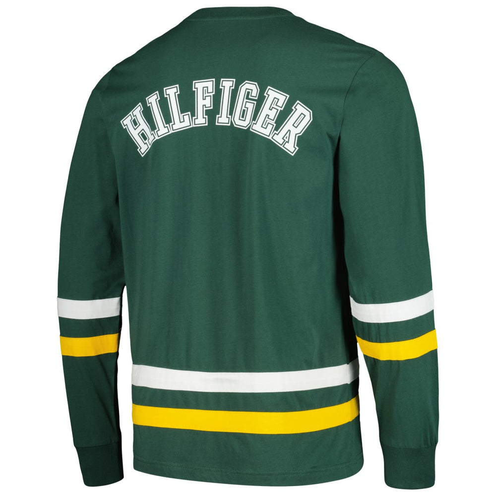 Green Bay Packers Tommy Hilfiger Nolan Long Sleeve T-Shirt Green/Gold - NFL