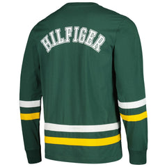 Green Bay Packers Tommy Hilfiger Nolan Long Sleeve T-Shirt Green/Gold - NFL