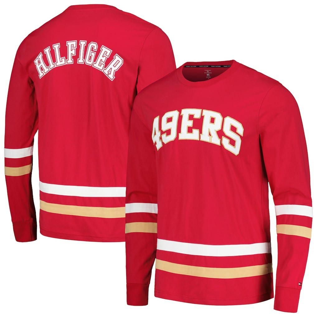 San Francisco 49ers Tommy Hilfiger Nolan Long Sleeve T-Shirt Red/Gold - NFL