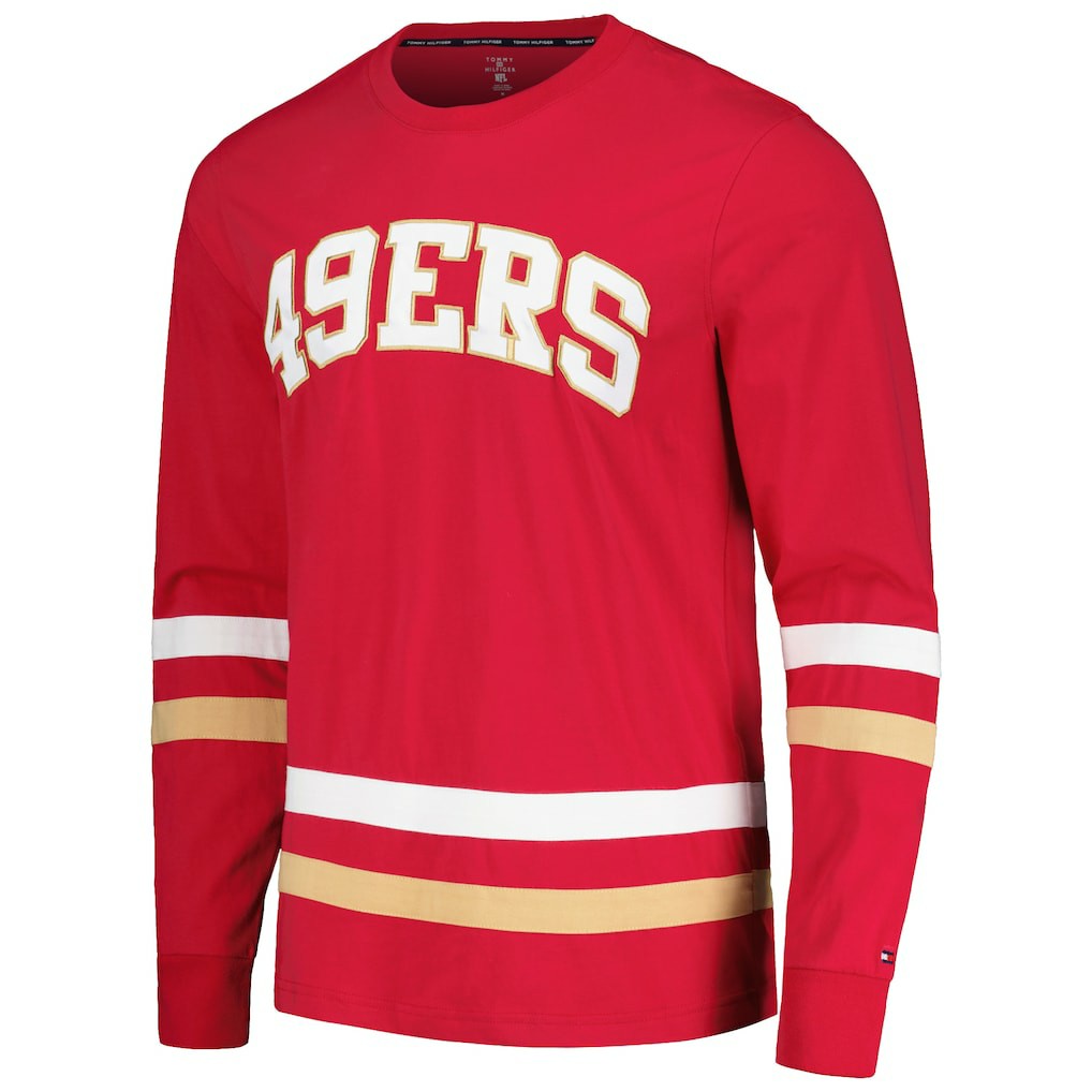 San Francisco 49ers Tommy Hilfiger Nolan Long Sleeve T-Shirt Red/Gold - NFL