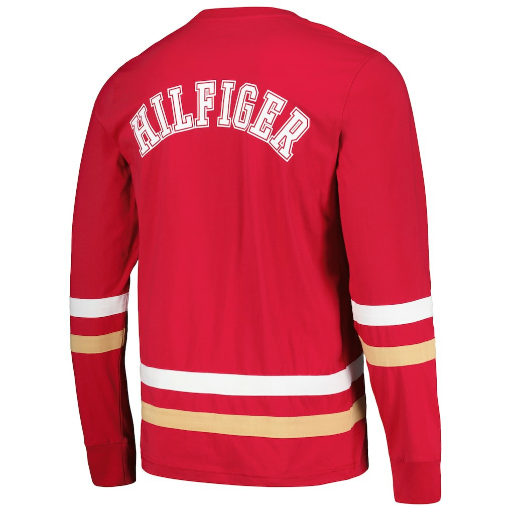 San Francisco 49ers Tommy Hilfiger Nolan Long Sleeve T-Shirt Red/Gold - NFL