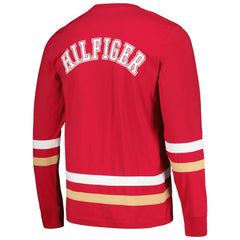 San Francisco 49ers Tommy Hilfiger Nolan Long Sleeve T-Shirt Red/Gold - NFL