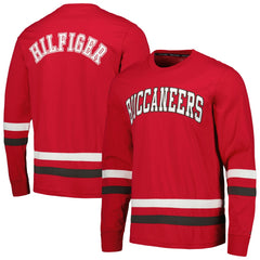 Tampa Bay Buccaneers Tommy Hilfiger Nolan Long Sleeve T-Shirt Red/Pewter - NFL