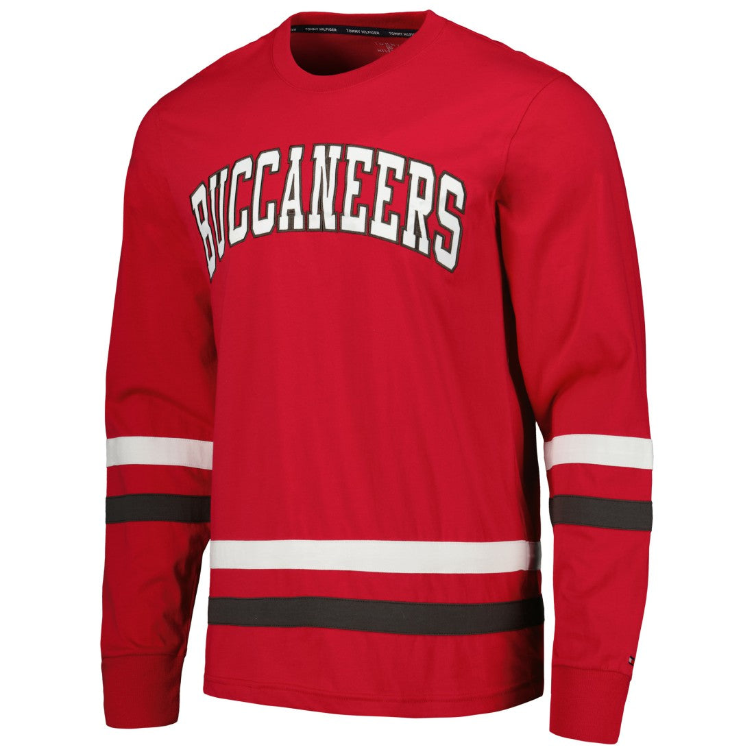 Tampa Bay Buccaneers Tommy Hilfiger Nolan Long Sleeve T-Shirt Red/Pewter - NFL