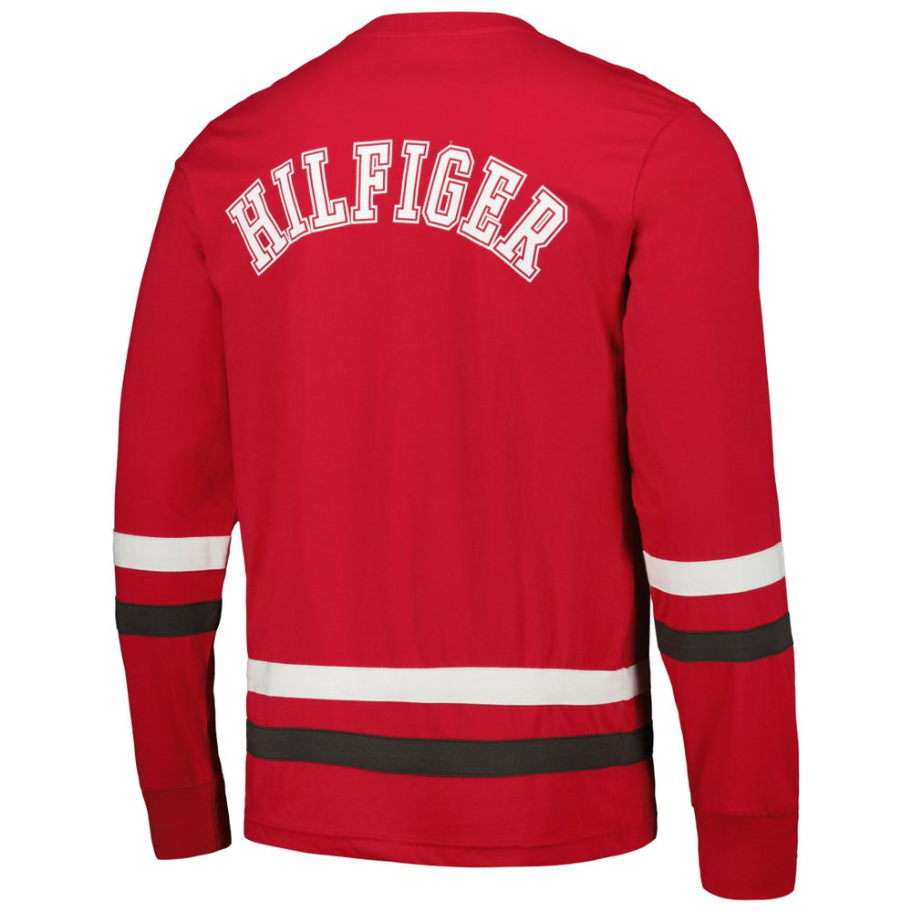 Tampa Bay Buccaneers Tommy Hilfiger Nolan Long Sleeve T-Shirt Red/Pewter - NFL