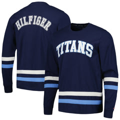 Tennessee Titans Tommy Hilfiger Nolan Long Sleeve T-Shirt Navy/Light Blue - NFL