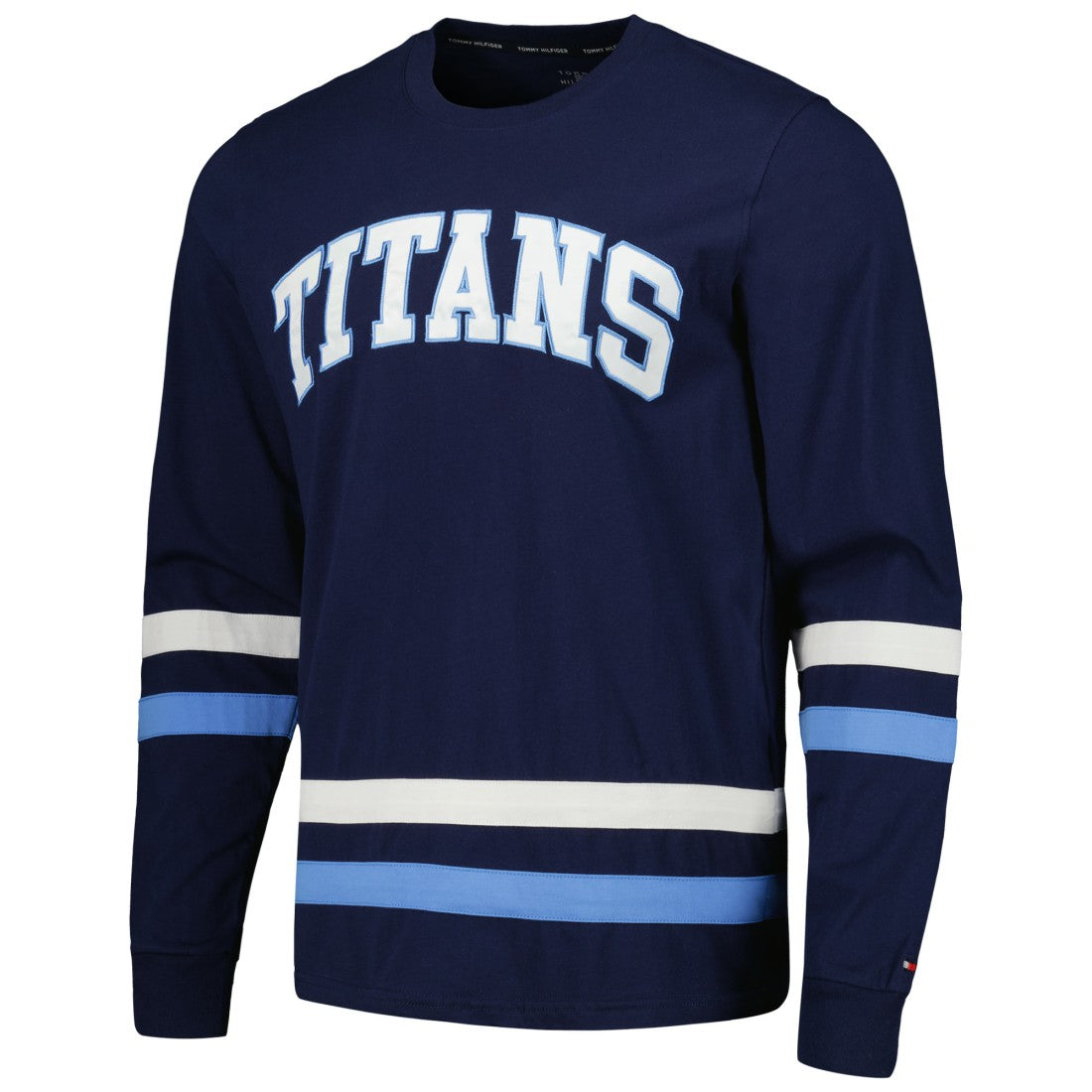 Tennessee Titans Tommy Hilfiger Nolan Long Sleeve T-Shirt Navy/Light Blue - NFL