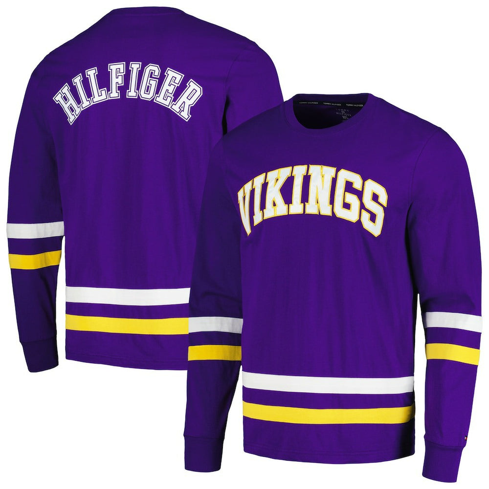 Minnesota Vikings Tommy Hilfiger Nolan Long Sleeve T-Shirt Purple/Gold - NFL