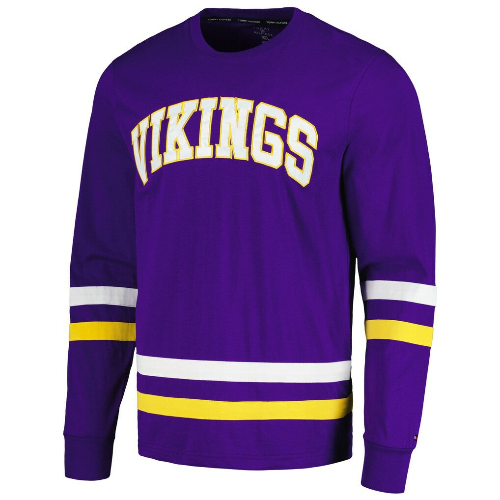 Minnesota Vikings Tommy Hilfiger Nolan Long Sleeve T-Shirt Purple/Gold - NFL