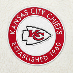 Kansas City Chiefs Tommy Hilfiger Jordan Sherpa Quarter-Zip Sweatshirt Cream - NFL