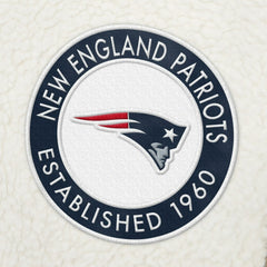 New England Patriots Tommy Hilfiger Jordan Sherpa Quarter-Zip Sweatshirt Cream - NFL