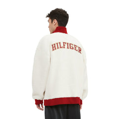 San Francisco 49ers Tommy Hilfiger Jordan Sherpa Quarter-Zip Sweatshirt Cream - NFL