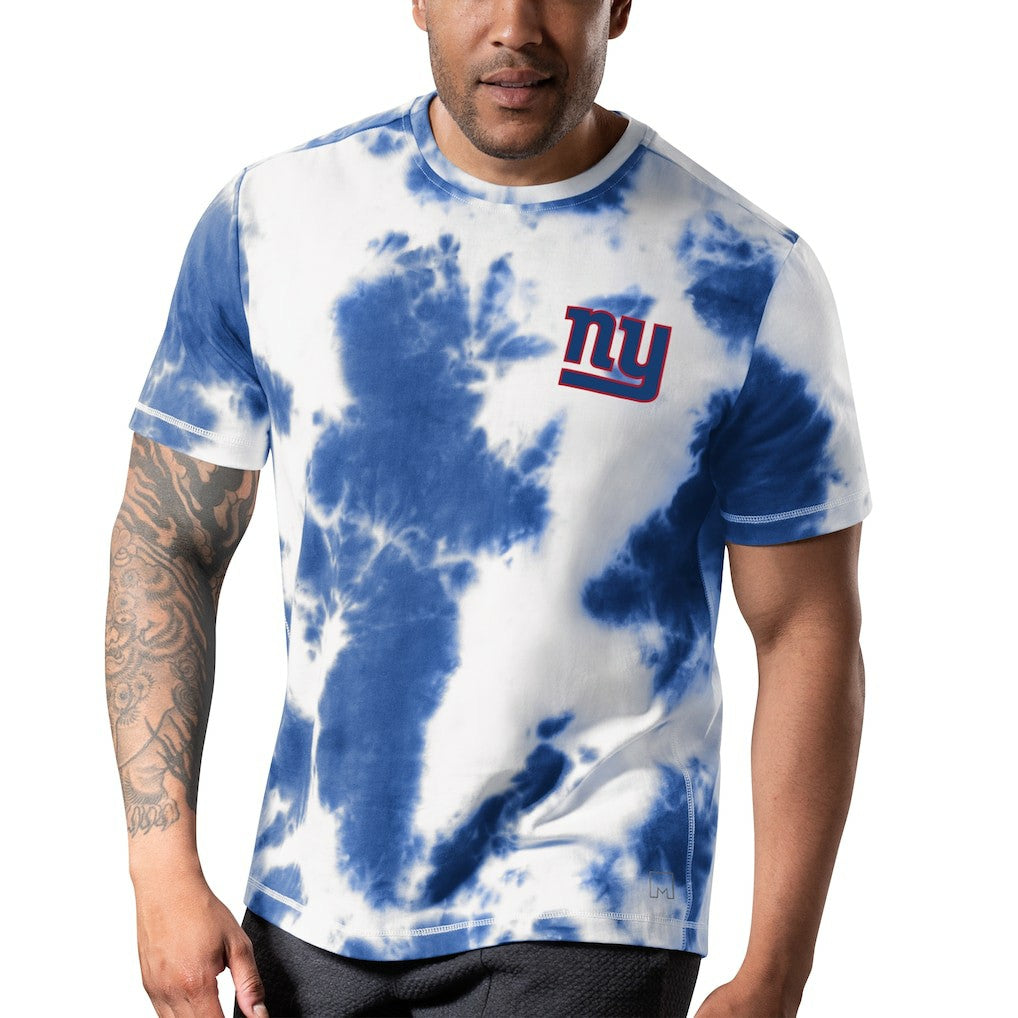 New York Giants MSX by Michael Strahan Freestyle Tie-Dye T-Shirt Royal - NFL