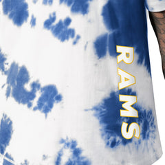 Los Angeles Rams MSX by Michael Strahan Freestyle Tie-Dye T-Shirt Royal - NFL
