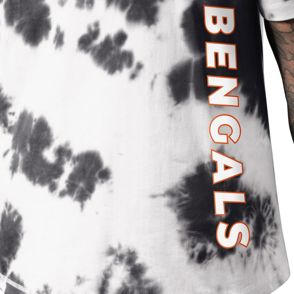 Cincinnati Bengals MSX by Michael Strahan Freestyle Tie-Dye T-Shirt Black - NFL