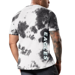 Philadelphia Eagles MSX by Michael Strahan Freestyle Tie-Dye T-Shirt Black - NFL