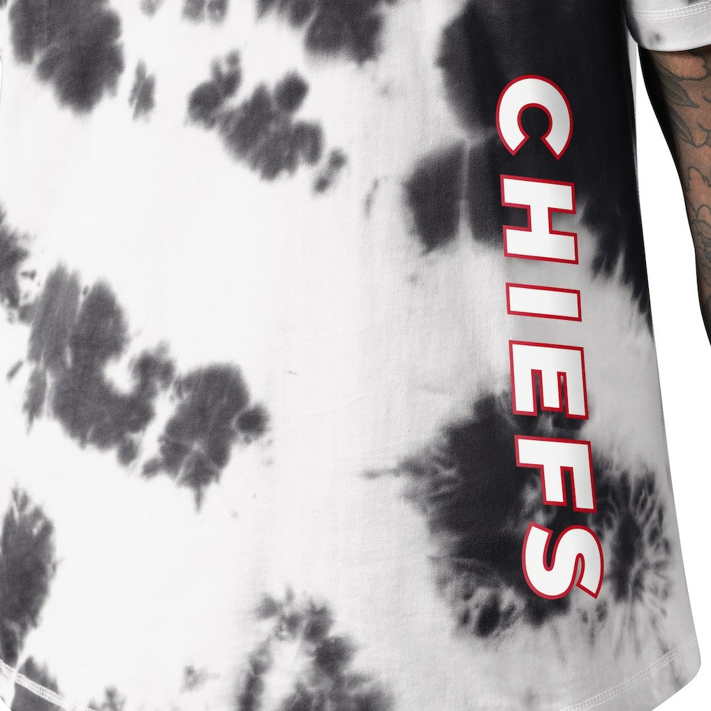 Kansas City Chiefs MSX by Michael Strahan Freestyle Tie-Dye T-Shirt Black - NFL