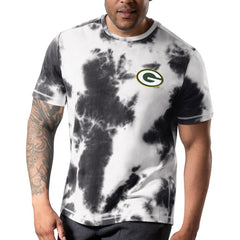 Green Bay Packers MSX by Michael Strahan Freestyle Tie-Dye T-Shirt Black - NFL