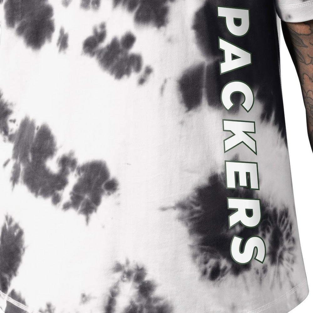 Green Bay Packers MSX by Michael Strahan Freestyle Tie-Dye T-Shirt Black - NFL