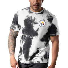 Pittsburgh Steelers MSX by Michael Strahan Freestyle Tie-Dye T-Shirt Black - NFL