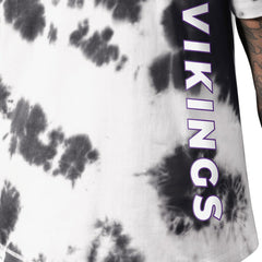 Minnesota Vikings MSX by Michael Strahan Freestyle Tie-Dye T-Shirt Black - NFL