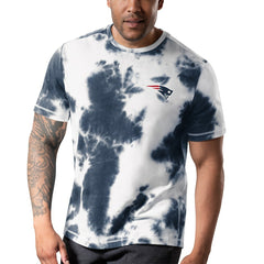 New England Patriots MSX by Michael Strahan Freestyle Tie-Dye T-Shirt Navy - NFL