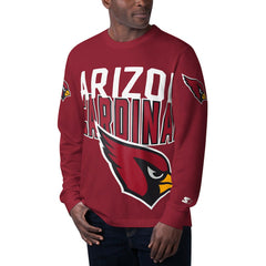 Arizona Cardinals Starter Clutch Hit Long Sleeve T-Shirt Cardinal - NFL