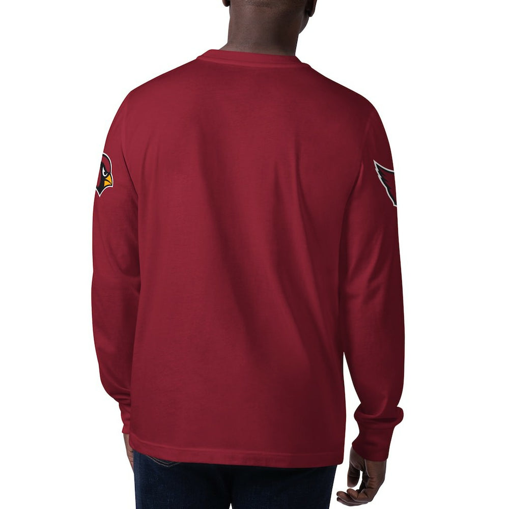 Arizona Cardinals Starter Clutch Hit Long Sleeve T-Shirt Cardinal - NFL