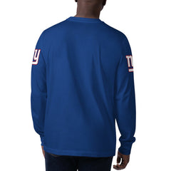 New York Giants Starter Clutch Hit Long Sleeve T-Shirt Royal - NFL