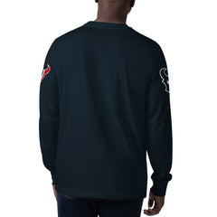 Houston Texans Starter Clutch Hit Long Sleeve T-Shirt Navy - NFL