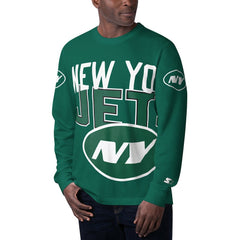 New York Jets Starter Clutch Hit Long Sleeve T-Shirt Green - NFL