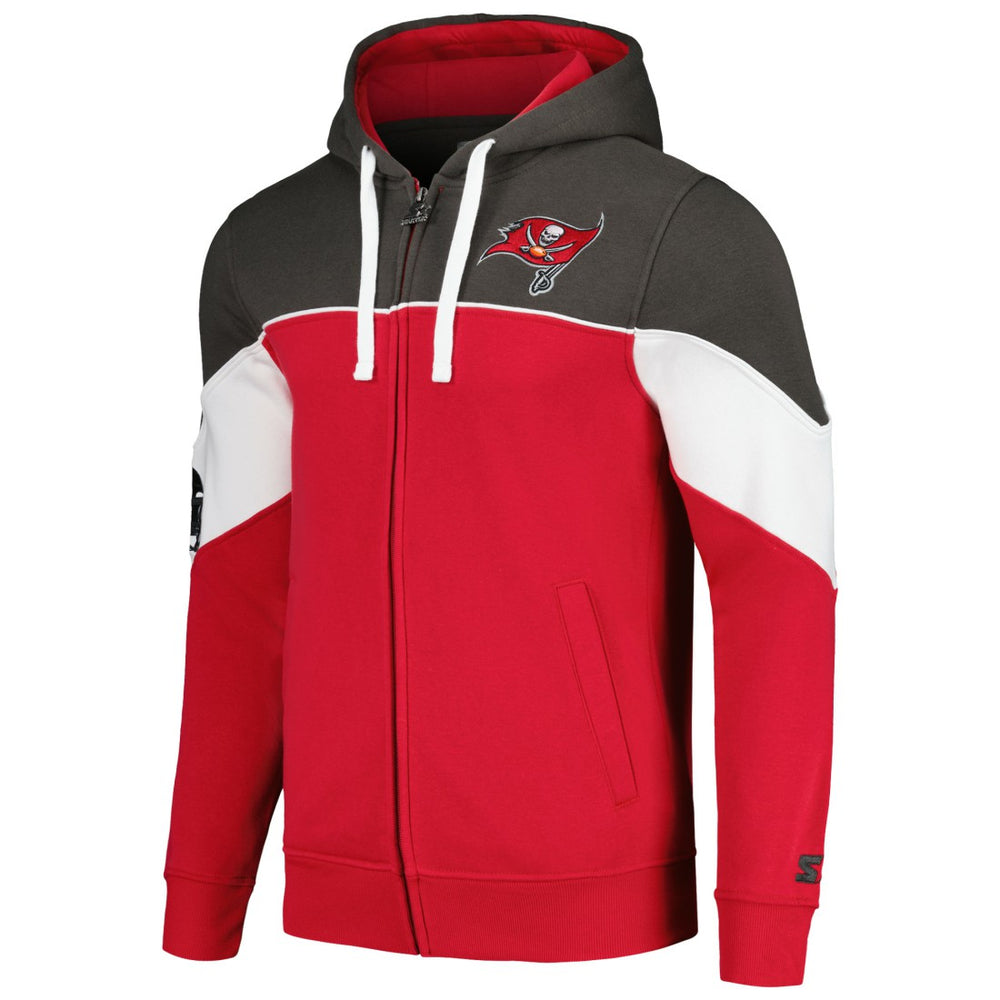 Tampa Bay Buccaneers Starter Running Back Full-Zip Hoodie Red/Pewter - NFL